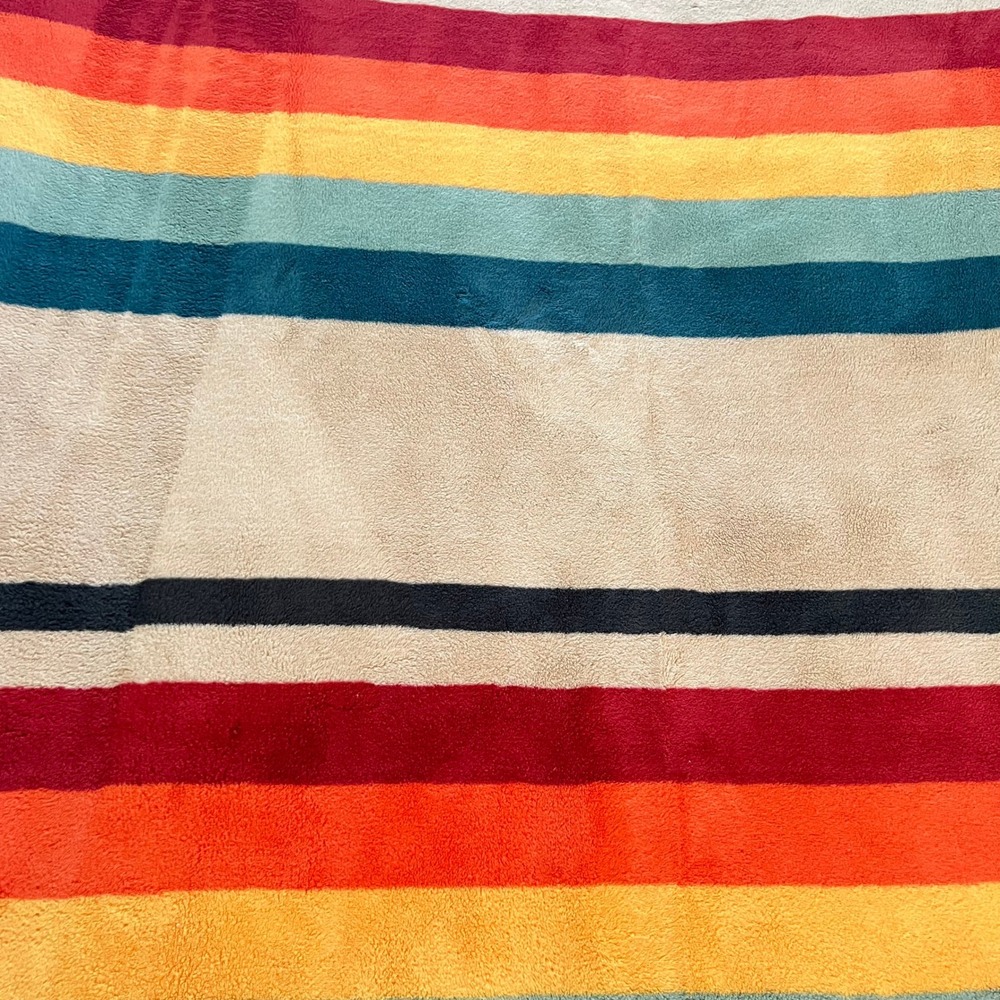 Pendleton Ultra Soft Plush Throw Blanket Mount Foraker Striped 50x70 Cozy Cabin - Picture 6 of 8